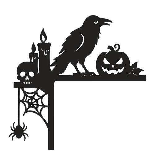 Halloween Door Corner Decoration | 3D Printed Spooky Door Frame Decor