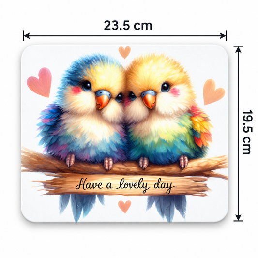 Love Birds Mouse Pad