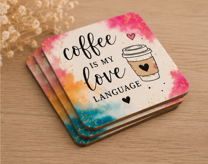 Inspirational Drink Coaster Set | 4 Pieces