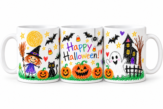 Halloween Mug – Choose Your Favorite Hand-Drawn Design