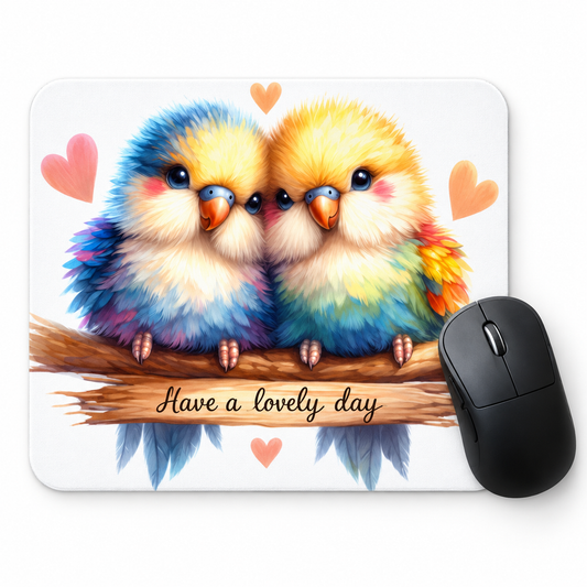 Love Birds Mouse Pad