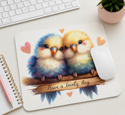 Love Birds Mouse Pad