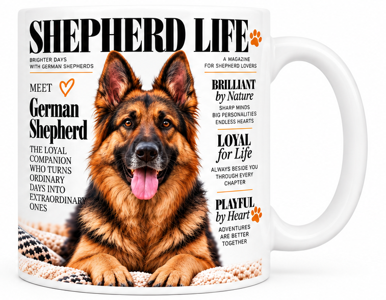 Personalized German Shepherd Mug