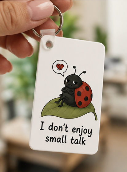 Minimalistic keychains with Big Personalities