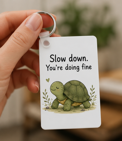 Minimalistic keychains with Big Personalities