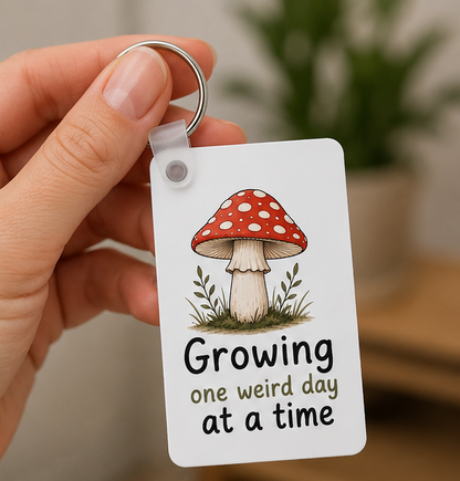 Minimalistic keychains with Big Personalities
