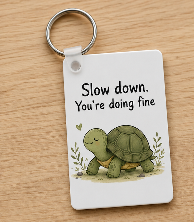 Minimalistic keychains with Big Personalities