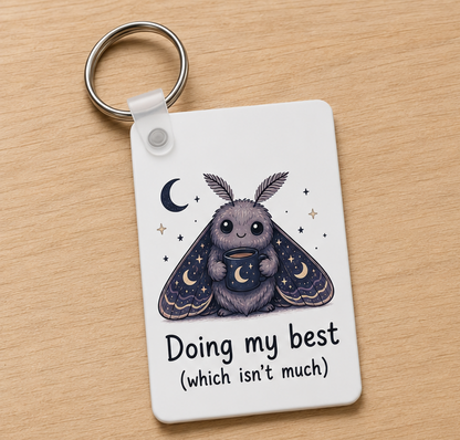 Minimalistic keychains with Big Personalities