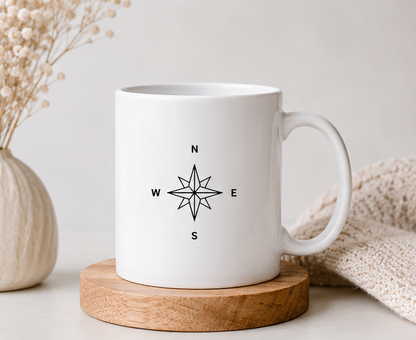 Minimalist Mountain & Forest Mug