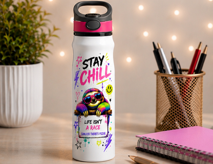Stay Chill– 750ml Graffiti Water Bottle