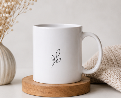 Minimalist Eucalyptus Mug