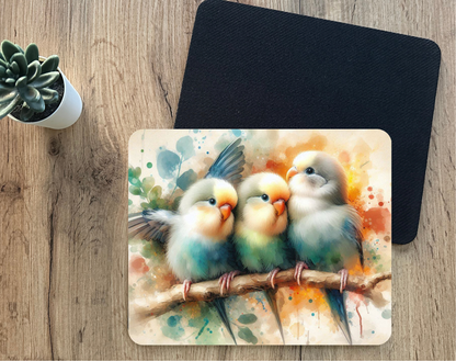 Cute Bird Mouse Pad
