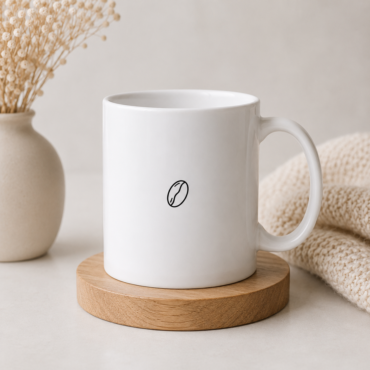 Minimalist Slow Morning Coffee Mug