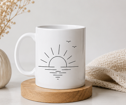 Minimalist Sunrise Mug