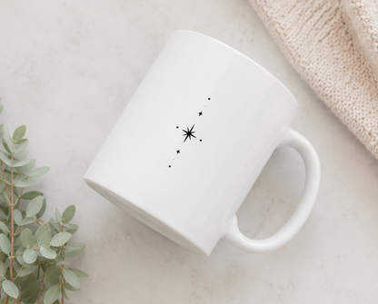 Minimalist Moonlight Adventure Mug