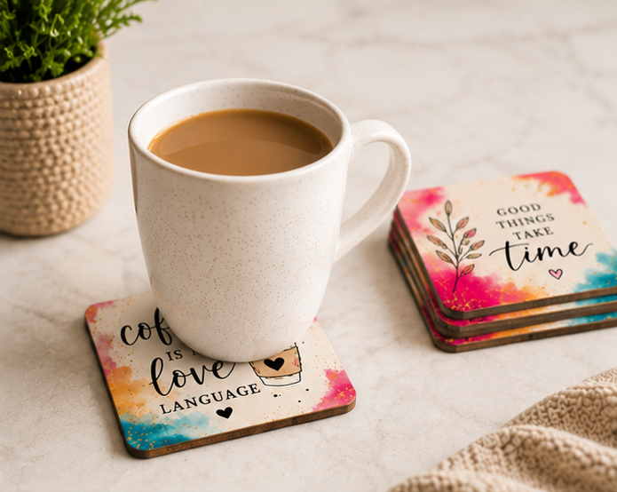 Inspirational Drink Coaster Set | 4 Pieces