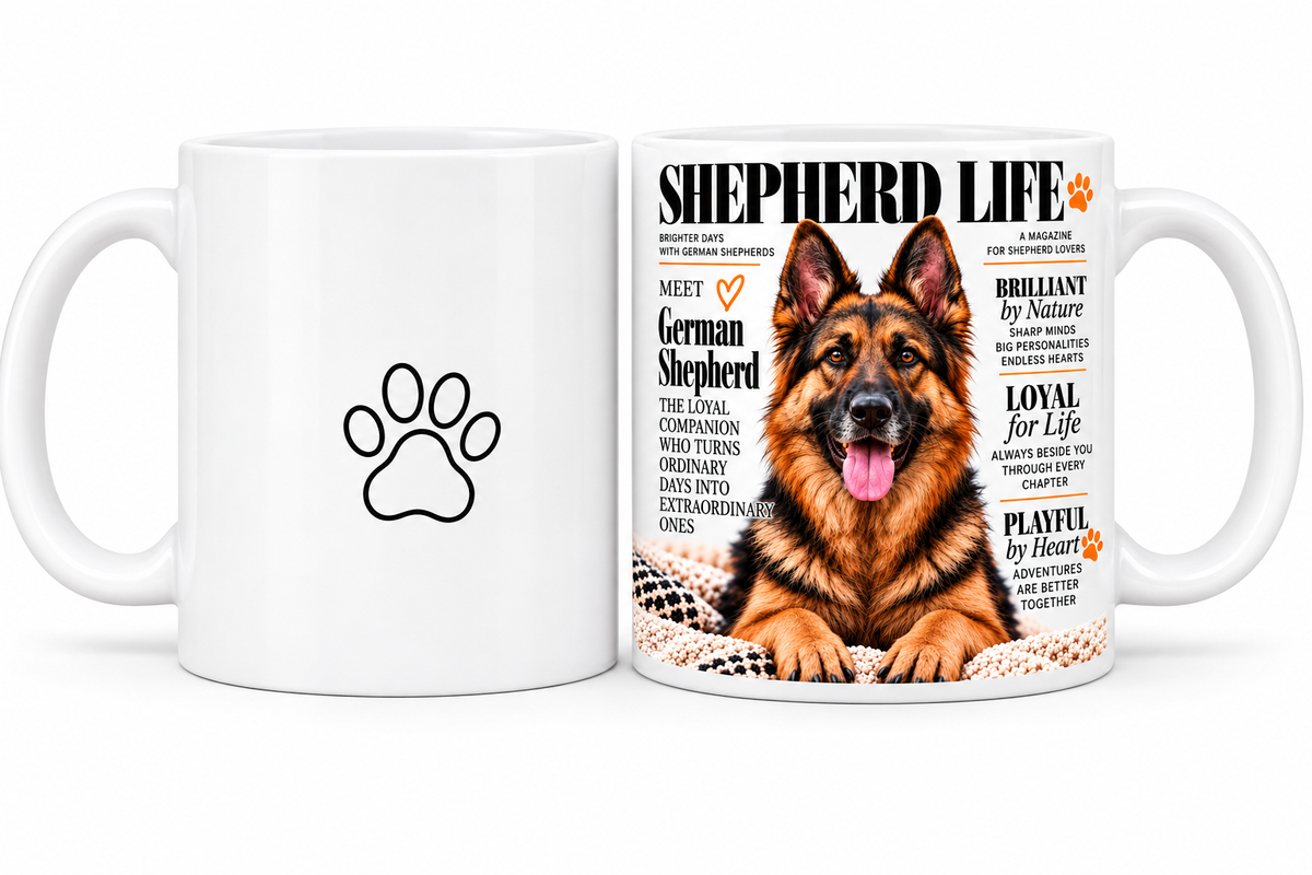 Personalized German Shepherd Mug