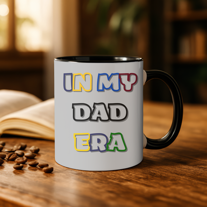In My Dad Era- Black Accent Ceramic Mug