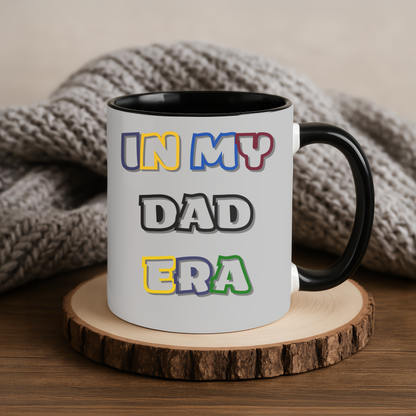 In My Dad Era- Black Accent Ceramic Mug