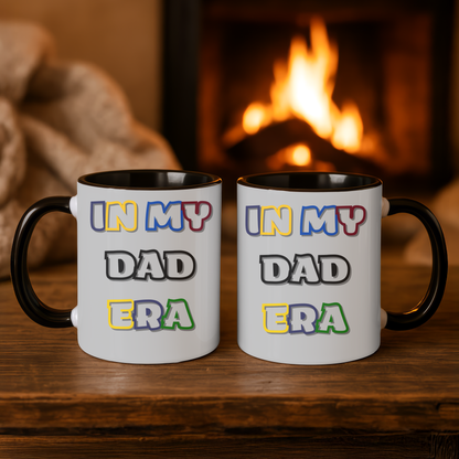 In My Dad Era- Black Accent Ceramic Mug