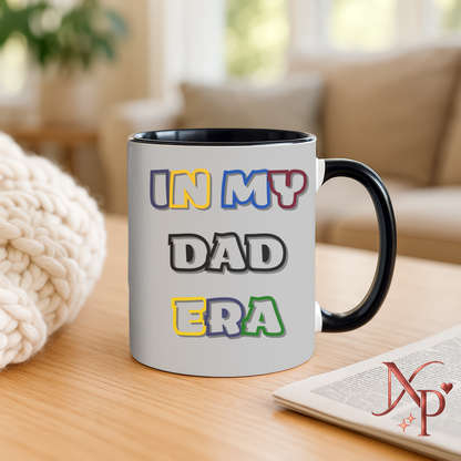In My Dad Era- Black Accent Ceramic Mug