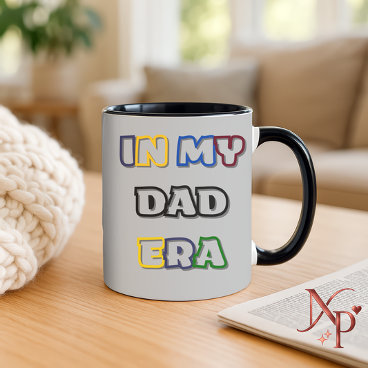 In My Dad Era- Black Accent Ceramic Mug