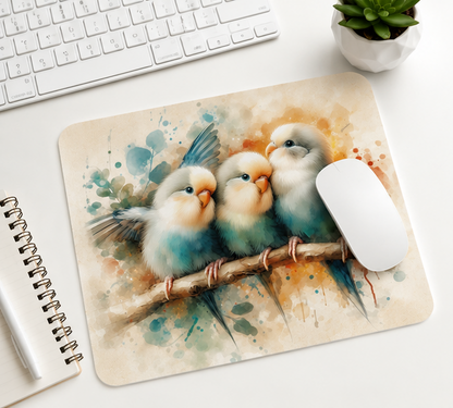 Cute Bird Mouse Pad