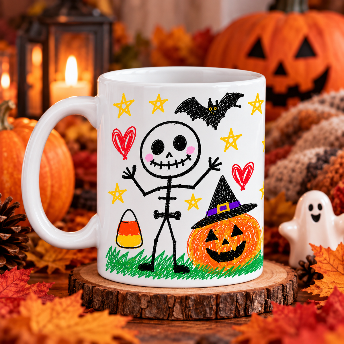 Halloween Mug – Choose Your Favorite Hand-Drawn Design