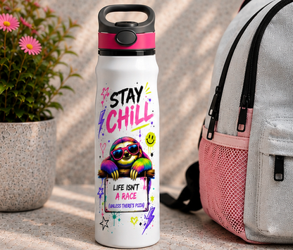 Stay Chill– 750ml Graffiti Water Bottle