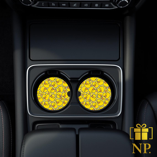 Duck Ceramic Car Coaster- Set of 2