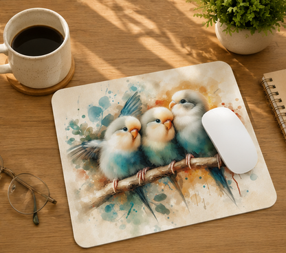 Cute Bird Mouse Pad