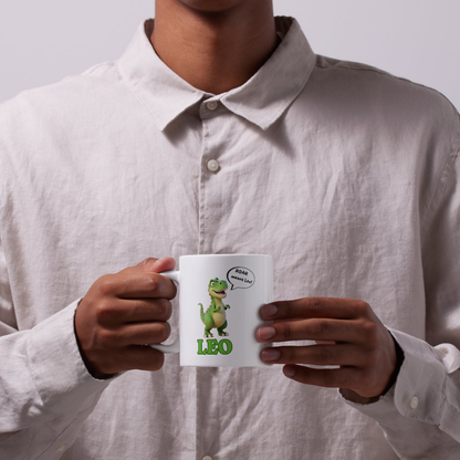 Personalized Dinosaur Mug - "Roar Means..."