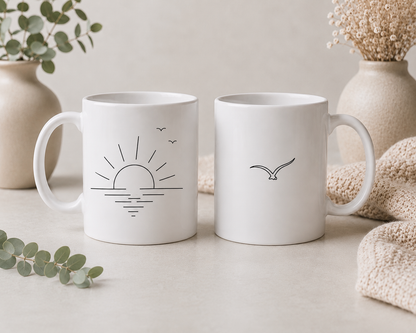 Minimalist Sunrise Mug