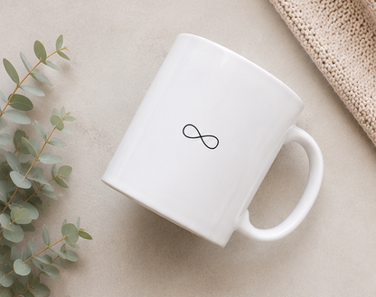 Minimalist Endless Love Mug