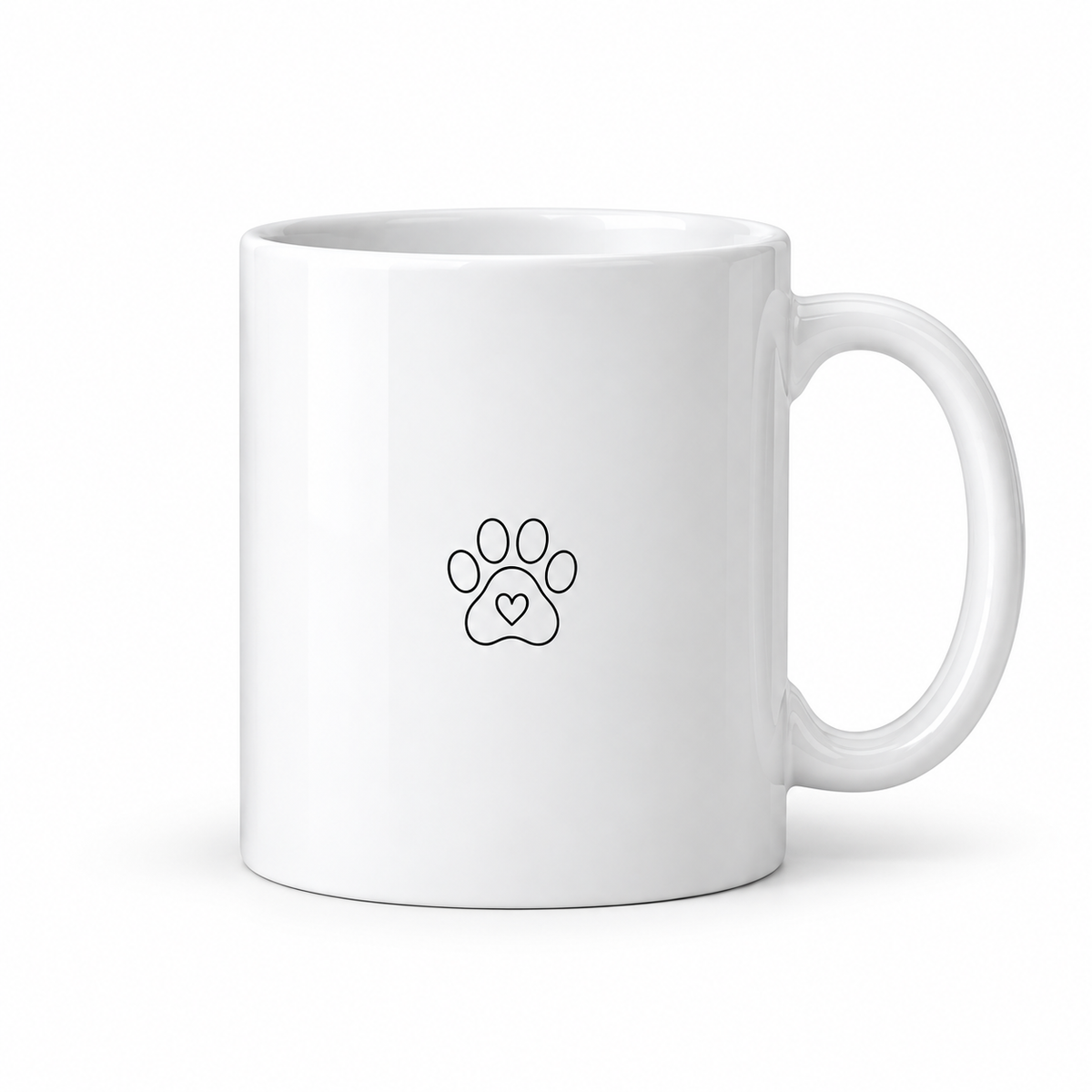 Minimalist Sleeping Cat Mug