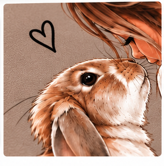 Close-up of personalized mouse pad with soft fabric surface and black non-slip rubber base