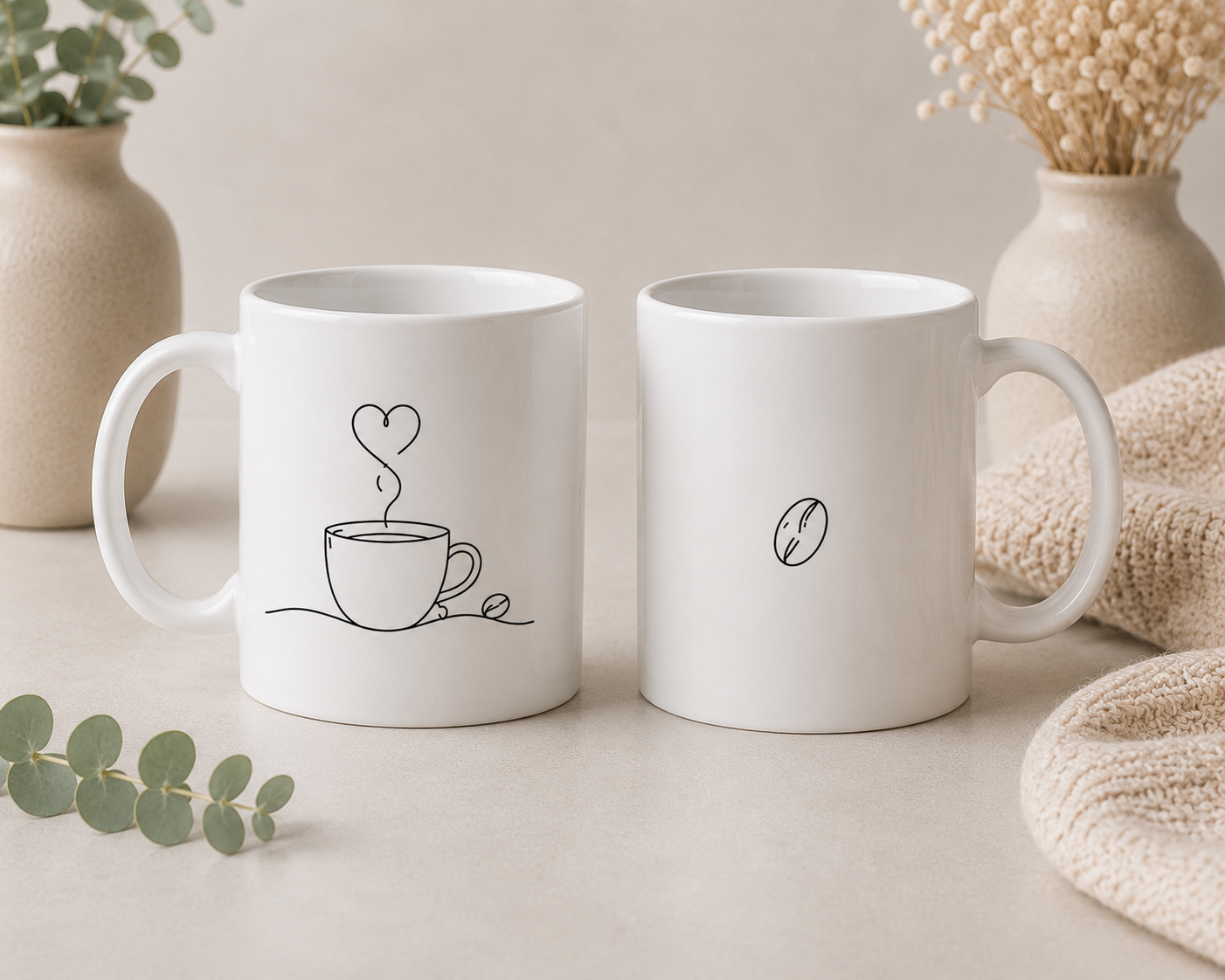 Minimalist Slow Morning Coffee Mug