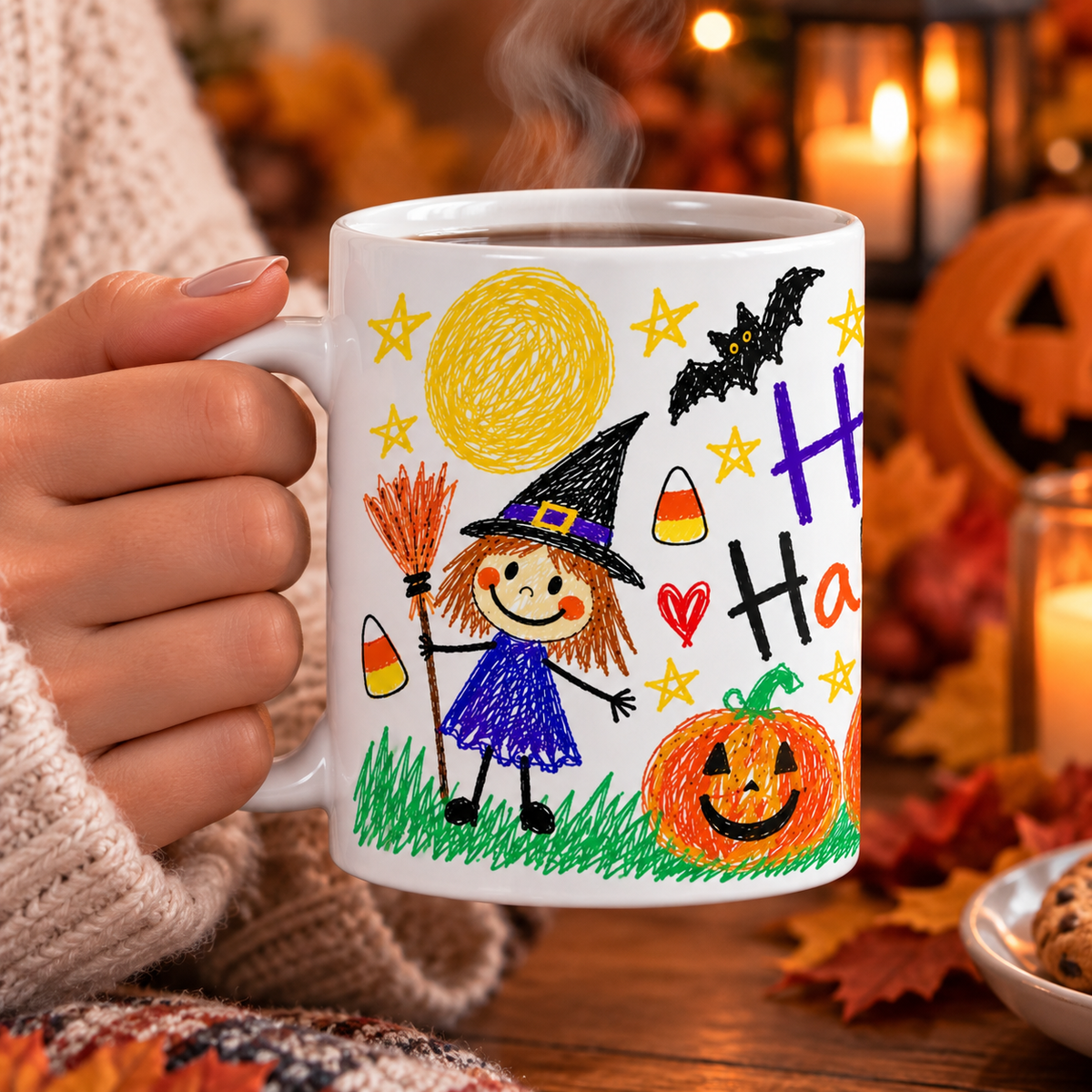 Halloween Mug – Choose Your Favorite Hand-Drawn Design