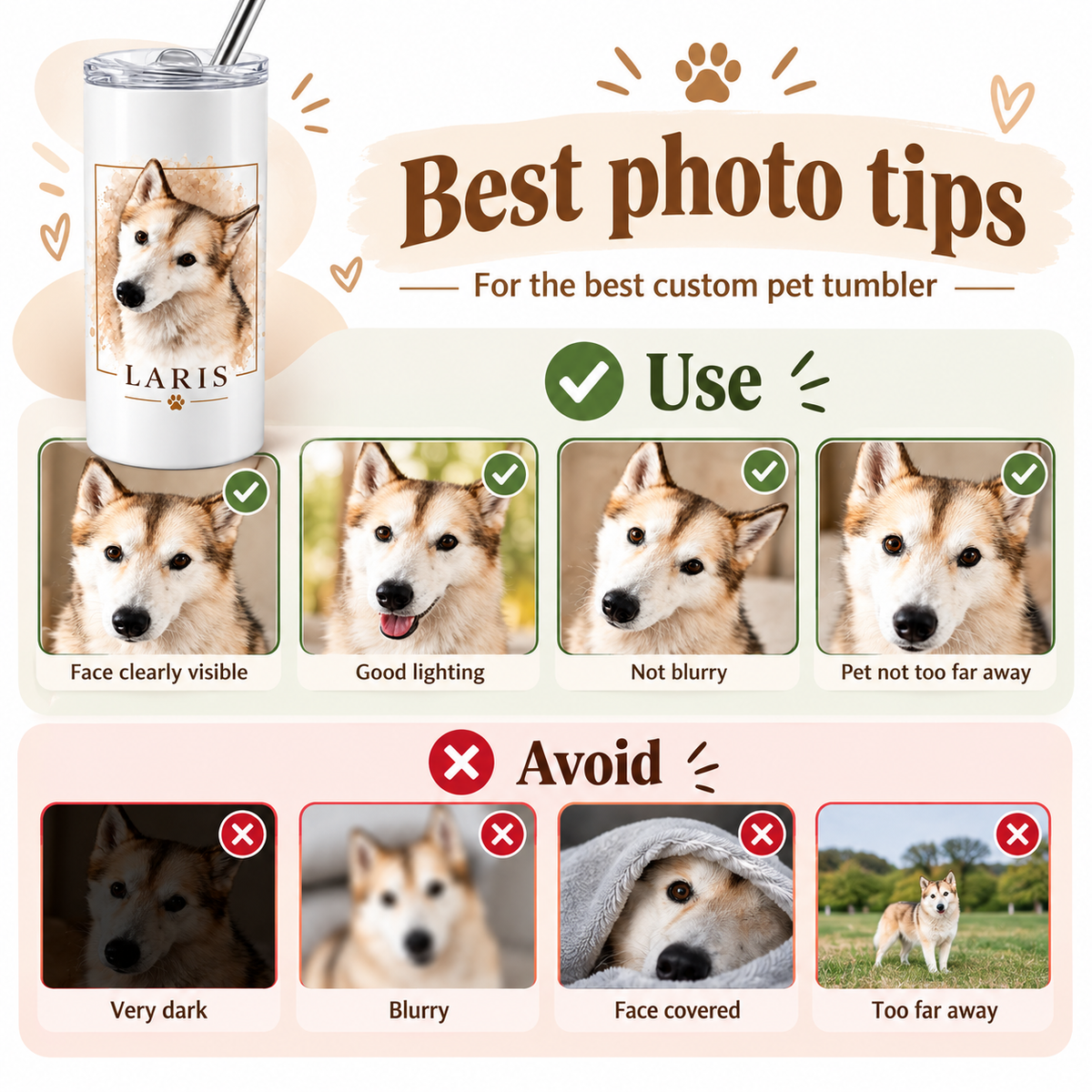 Best photo tips for creating a personalized pet tumbler
