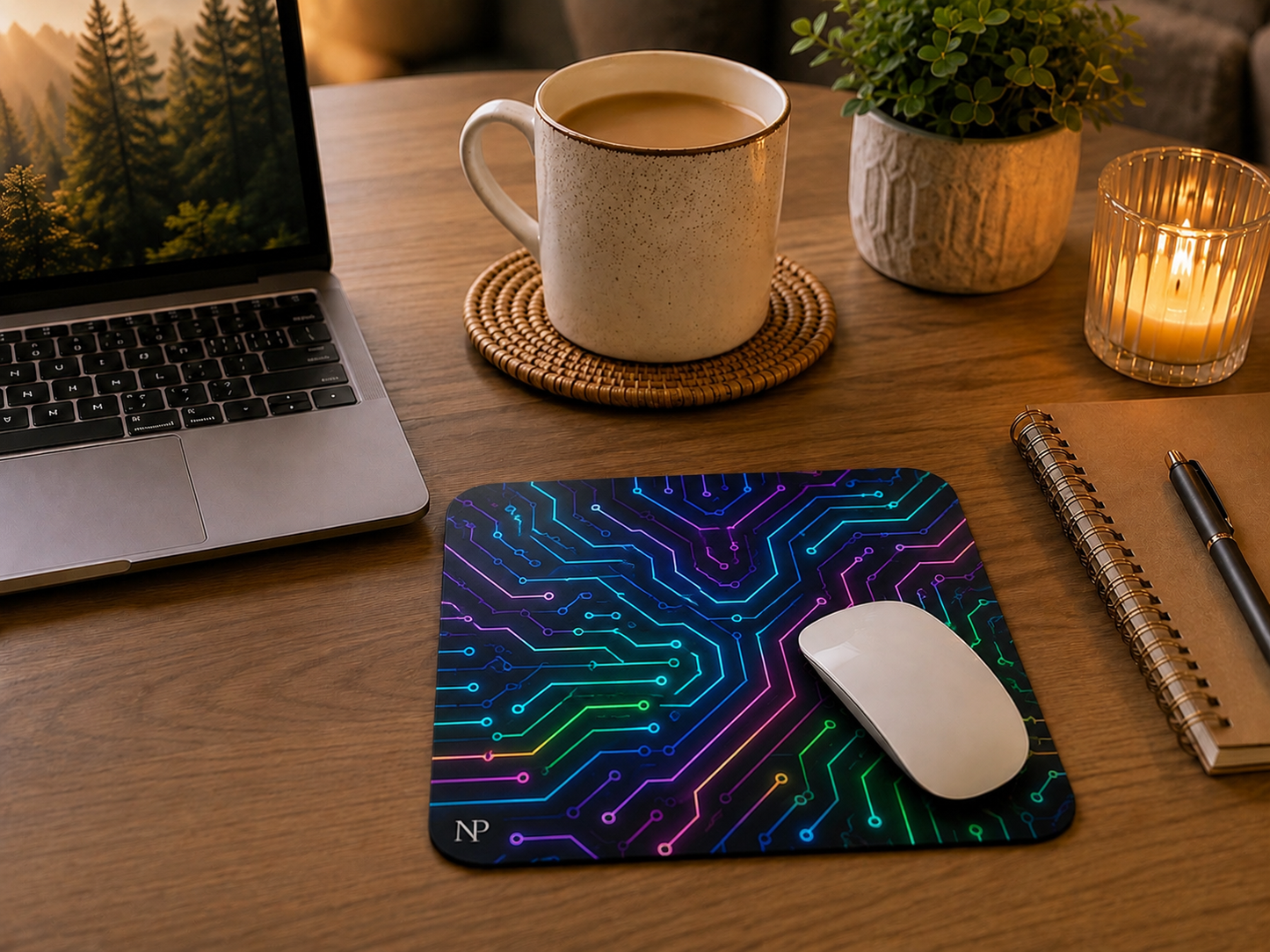 RGB Circuit Board Mouse Pad