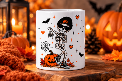 Halloween Mug- Spooky Skeleton Designs