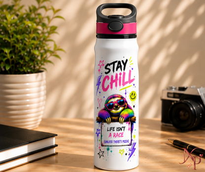 Stay Chill– 750ml Graffiti Water Bottle