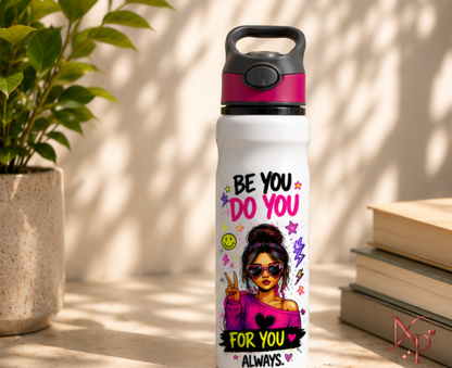 Be You Do You – 750ml Graffiti Water Bottle