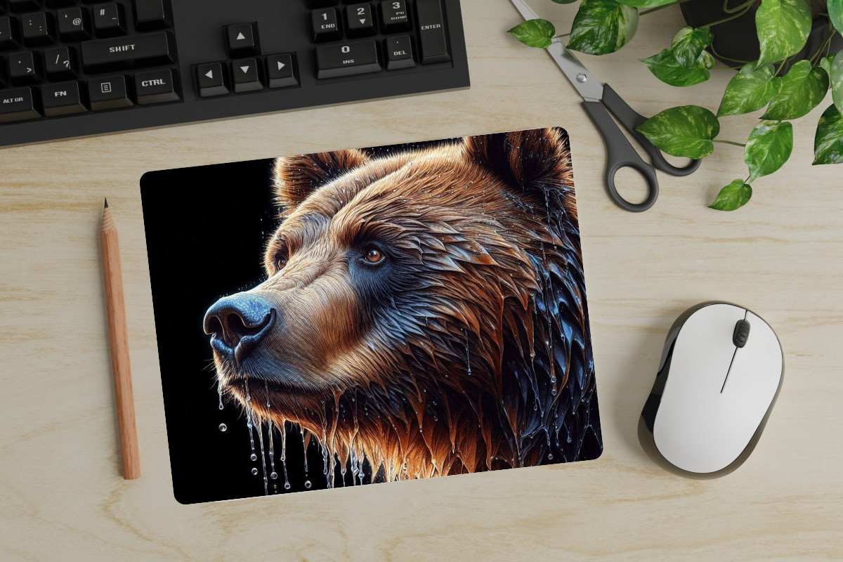 Majestic Bear Mouse Pad