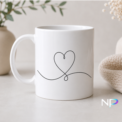 Minimalist Endless Love Mug