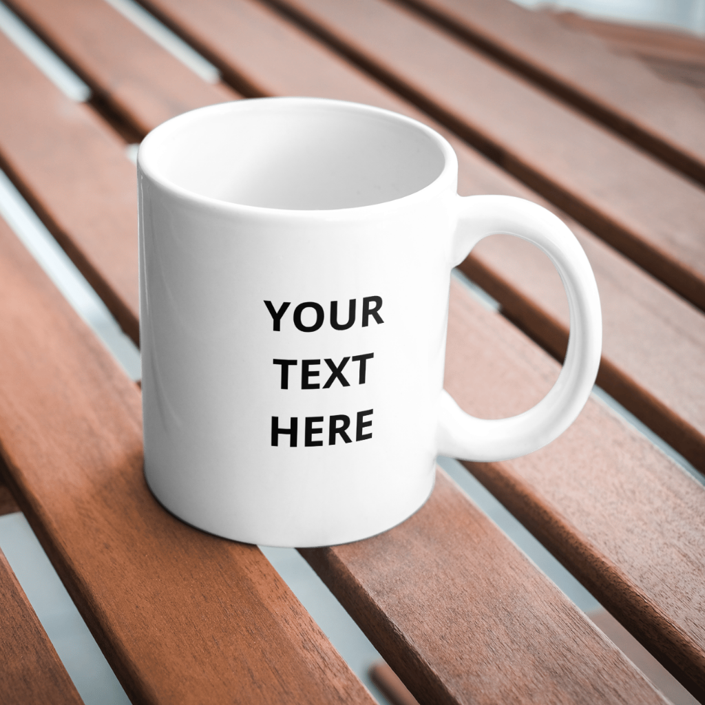 Custom Photo & Text Mug- Personal Gift