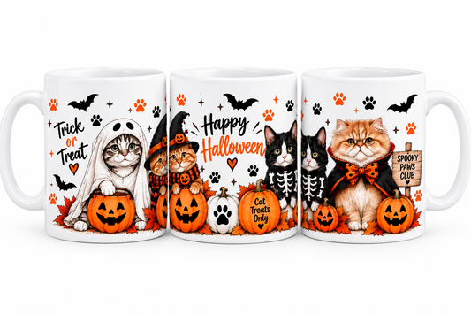 Halloween Pet Mug – Dog or Cat Design