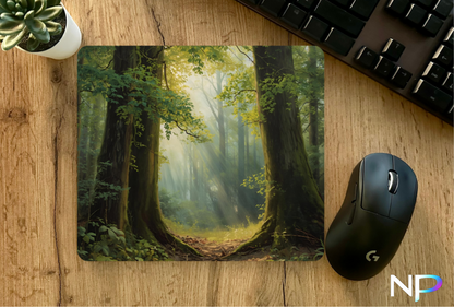 Forest Nature Path Mouse Pad