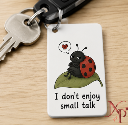 Minimalistic keychains with Big Personalities