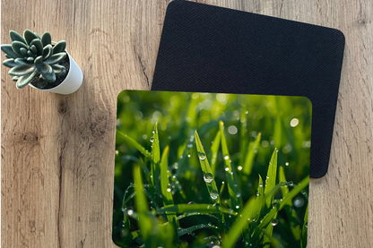 Morning Dew Grass Mouse Pad